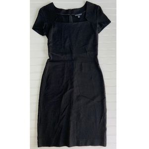 Banana Republic black short sleeve dress